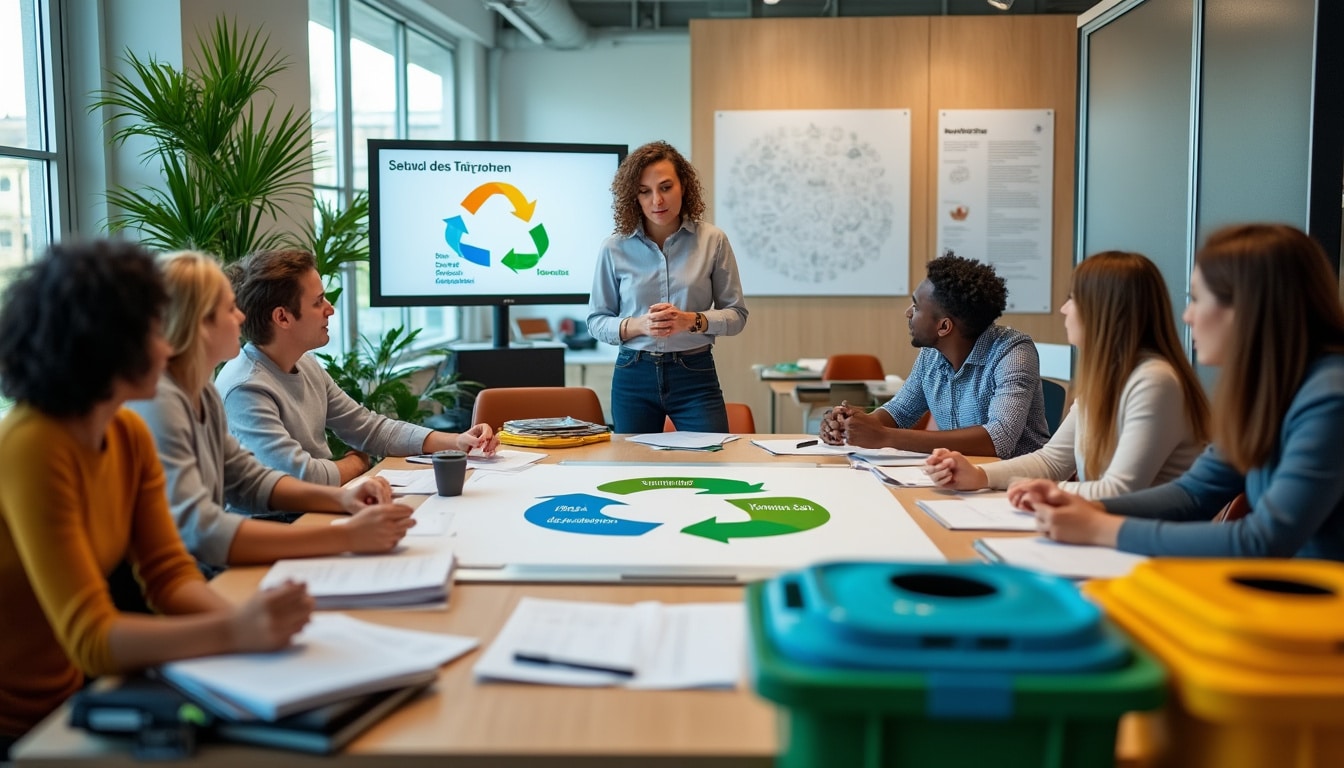 Illustration: Comprendre les fondamentaux de la gestion des déchets en entreprise