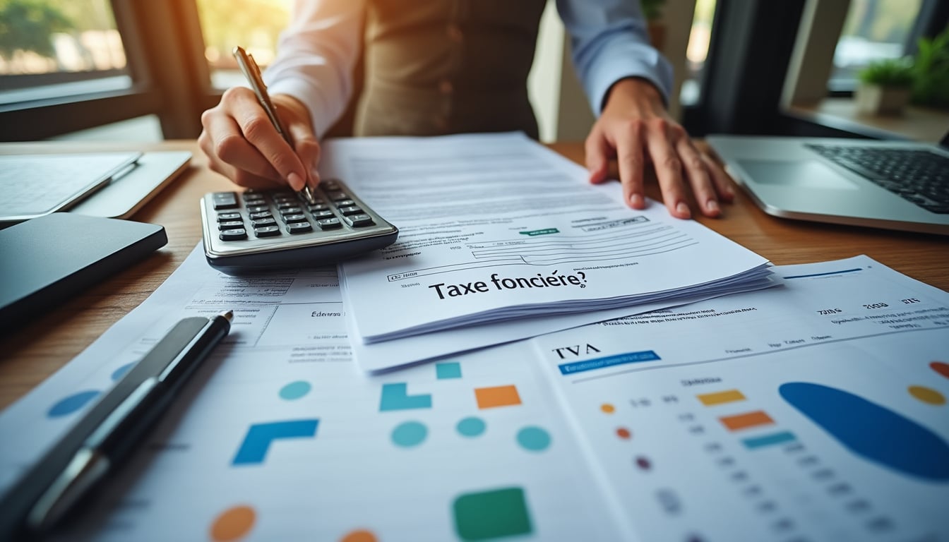 Illustration: Comprendre la taxe foncière et le fonctionnement de la TVA en location immobilière