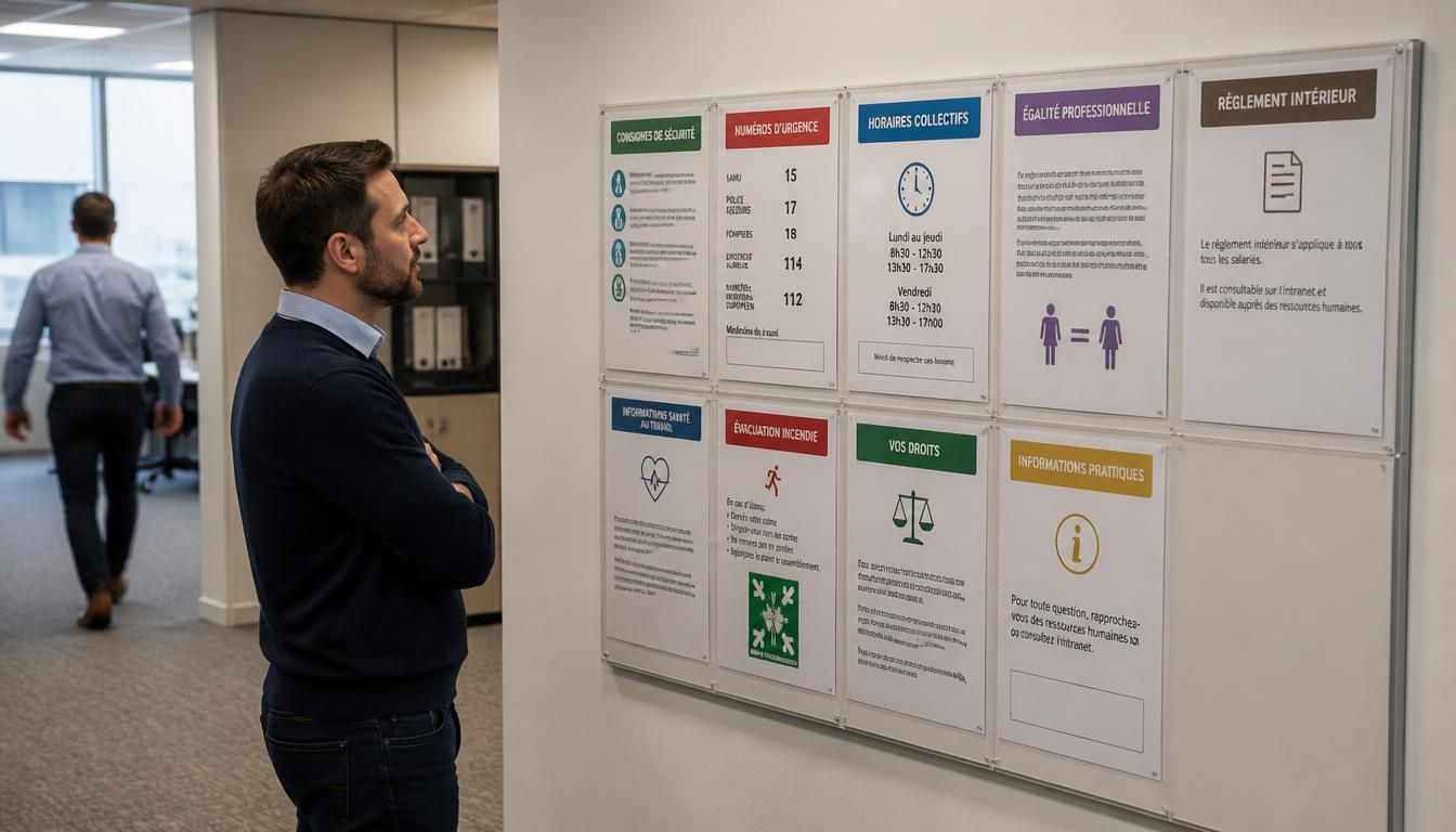 Affichage obligatoire en entreprise et conformité au travail